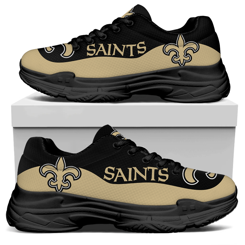 Men's New Orleans Saints Edition Chunky Sneakers With Line 002